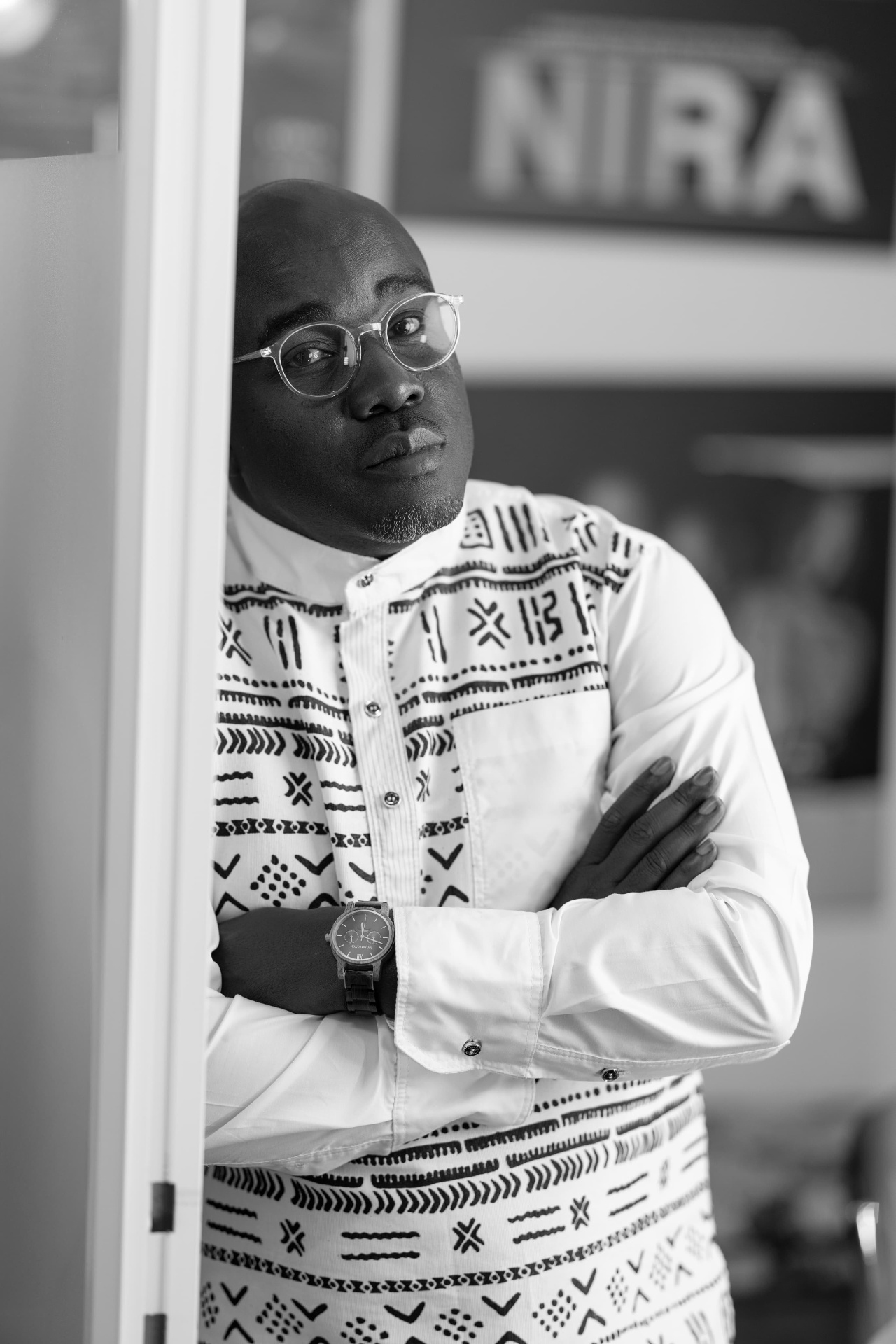 Reuben Odanga directing on set
